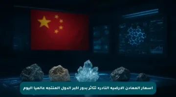 أسعار المعادن الأرضية النادرة تتأثر بدور أكبر الدول المنتجة عالميا اليوم
